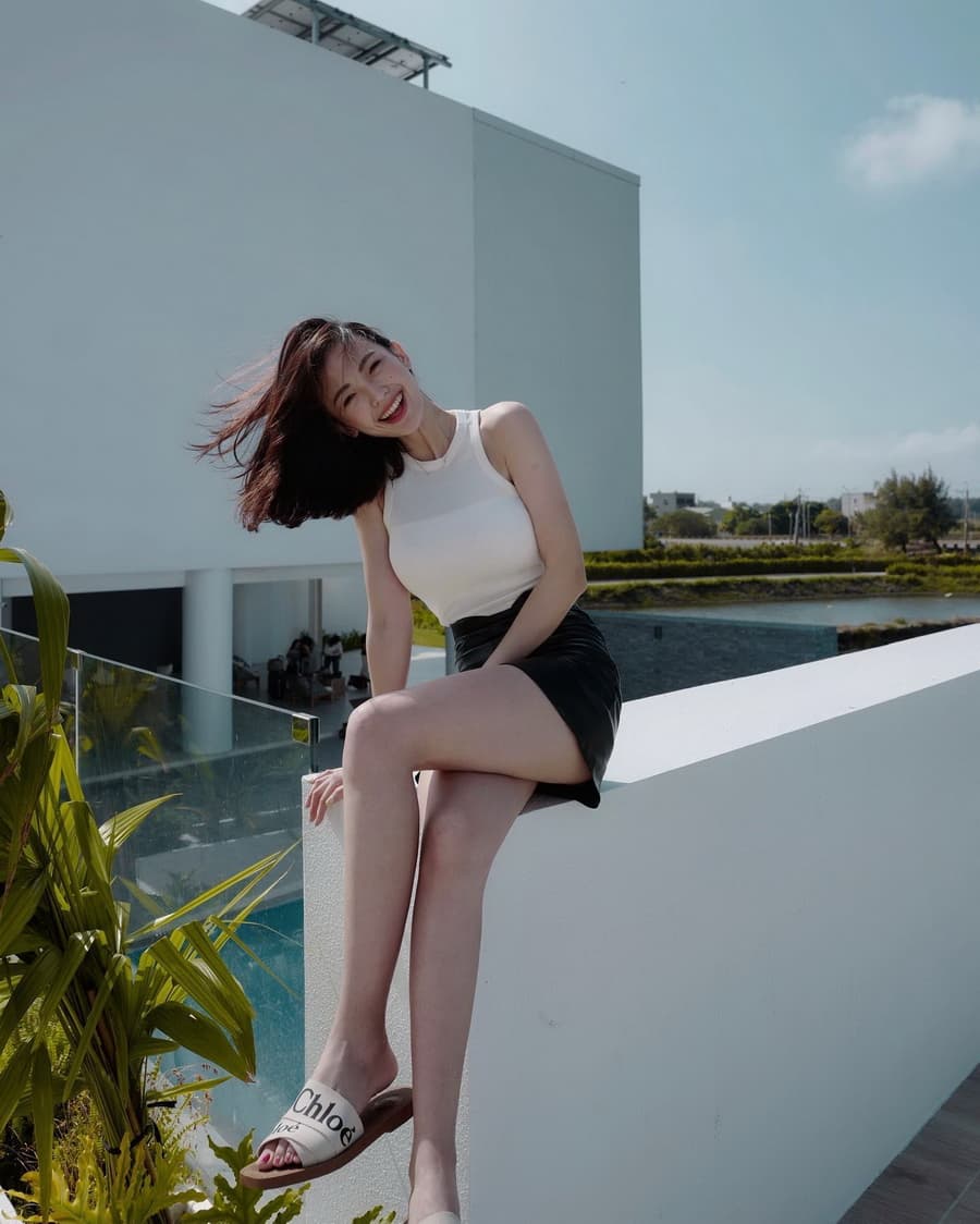 中国台湾网红美女模特,灵动自然的拍摄风格