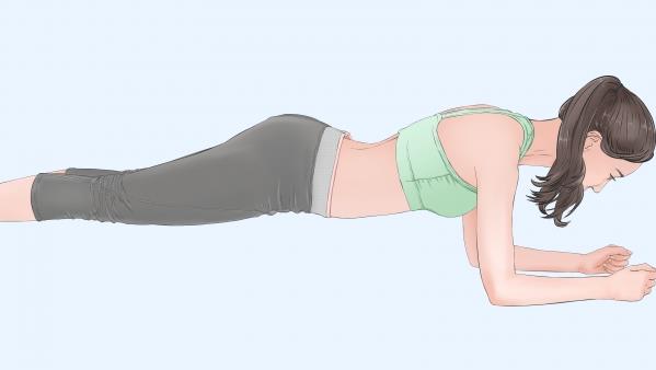 瑜伽减腹体式示范