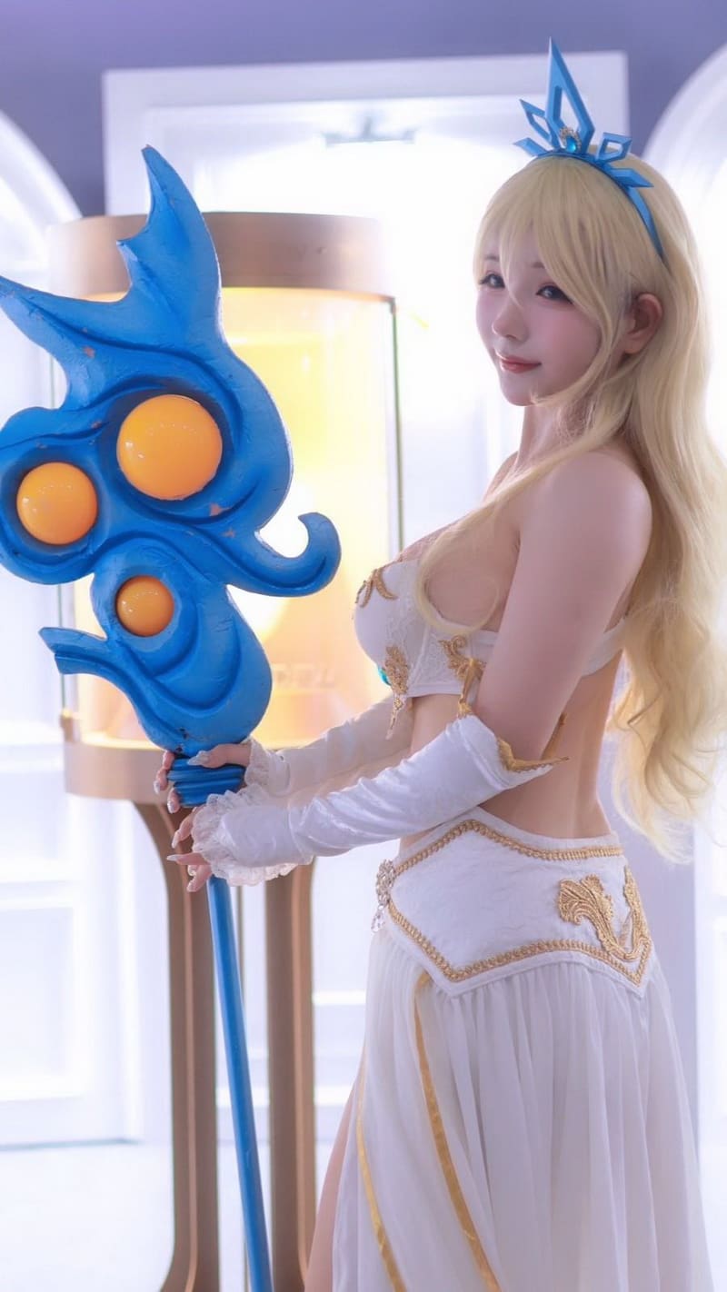 尹雪花以雪白肌肤与完美姿态演绎角色