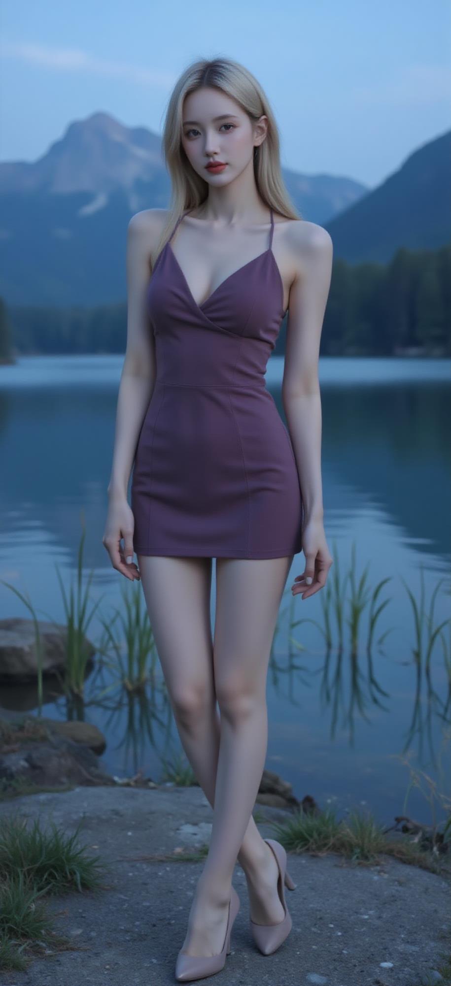 壁纸推荐：修长美腿展现迷人气质