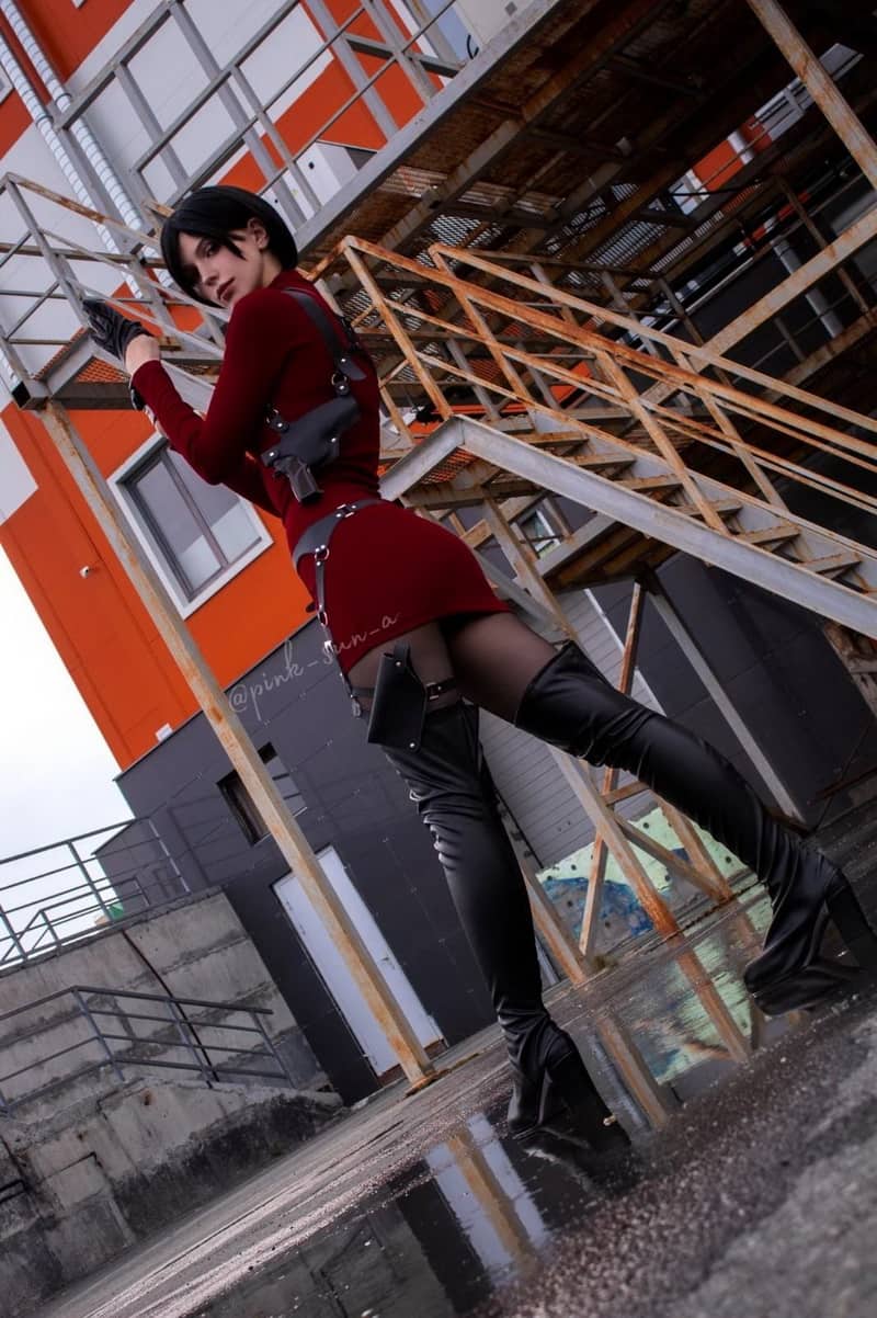 俄罗斯美女Cos《兔子洞》 初音 黑丝网袜兔女郎Cosplay作品