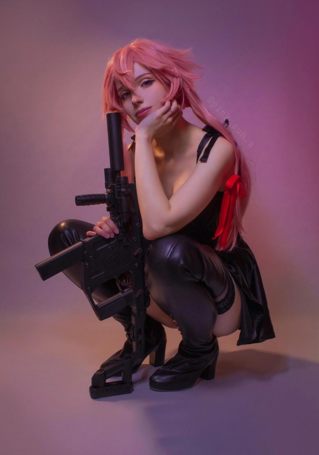 俄罗斯美女Cos《兔子洞》 初音 黑丝网袜兔女郎Cosplay作品