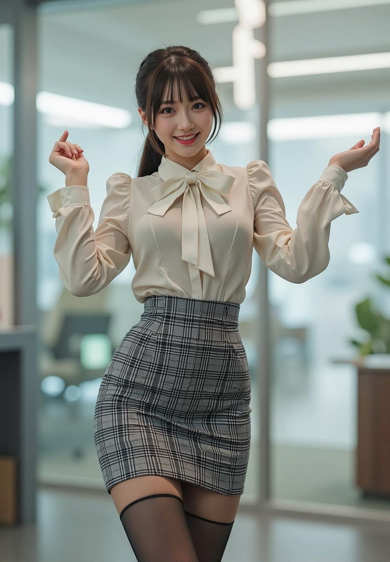 职场女性魅力瞬间捕捉