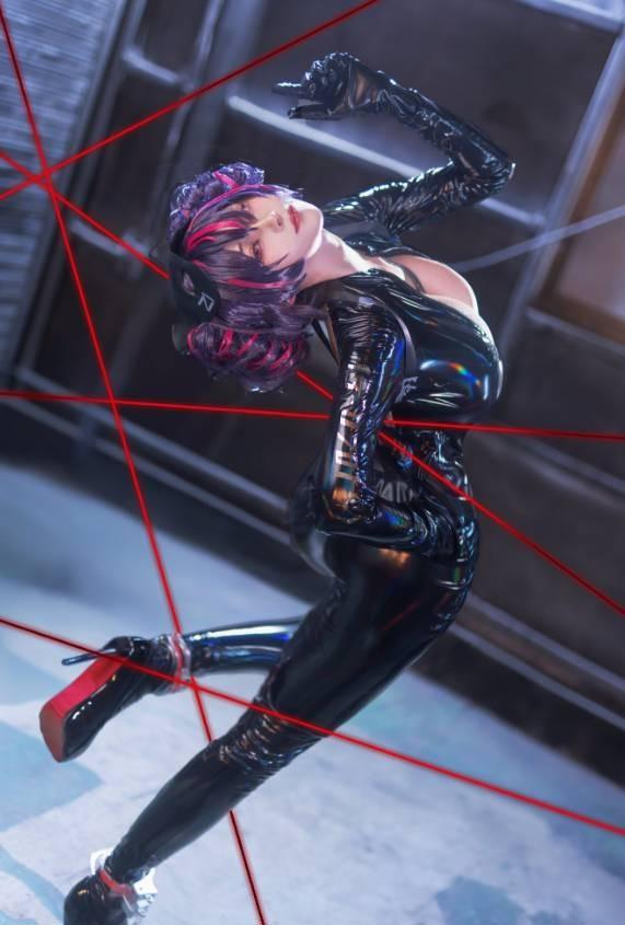 日本美女Cosplay《星刃》女主伊芙,完美展现Cosplay美图