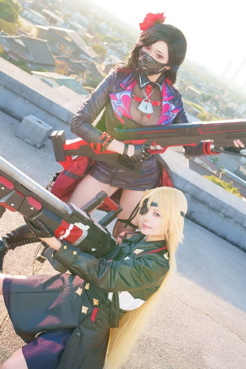 日本美女Cosplay《星刃》女主伊芙,丰满身材和翘臀完美呈现