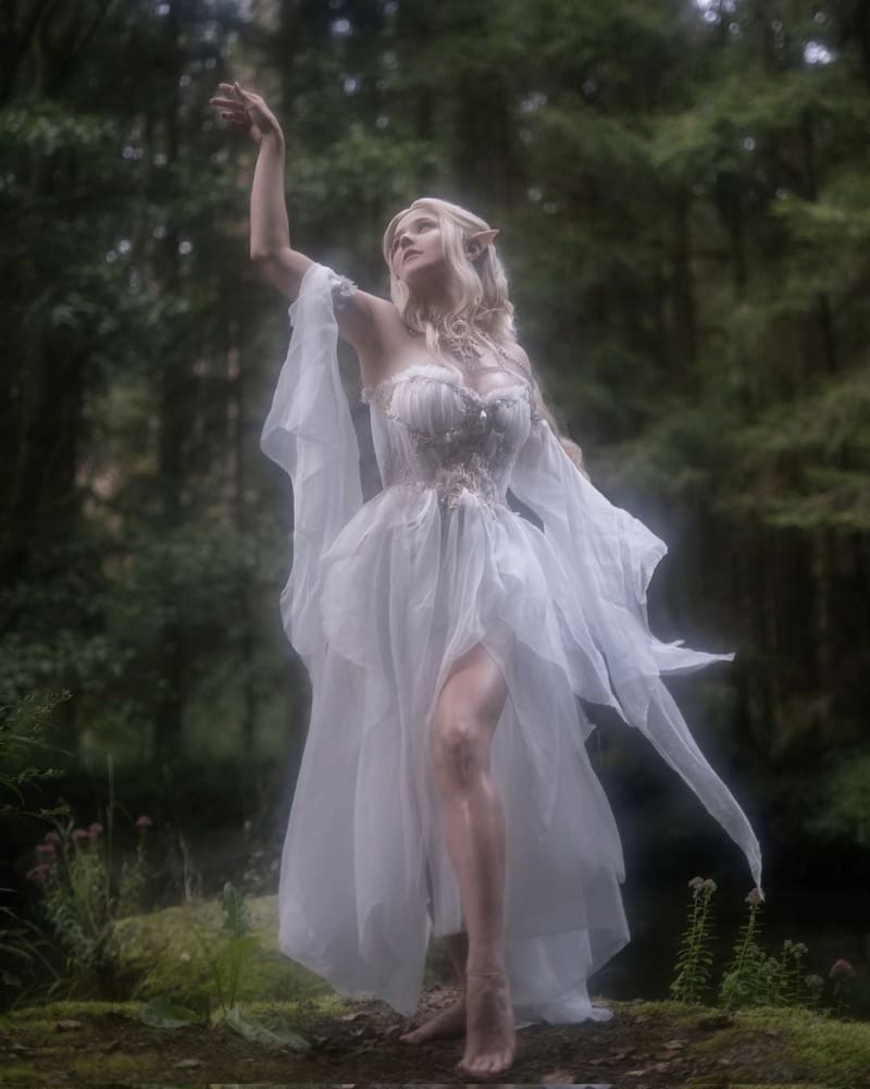 《巫师3》希里Cosplay的其他精彩瞬间，德国美女KaddiCosplay