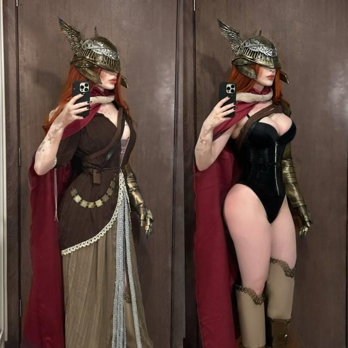 玛莉卡女王COS性感高衩造型