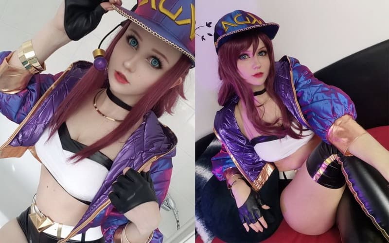 德国美女KaddiCosplay《巫师3》希里Cos作品，性感诱人