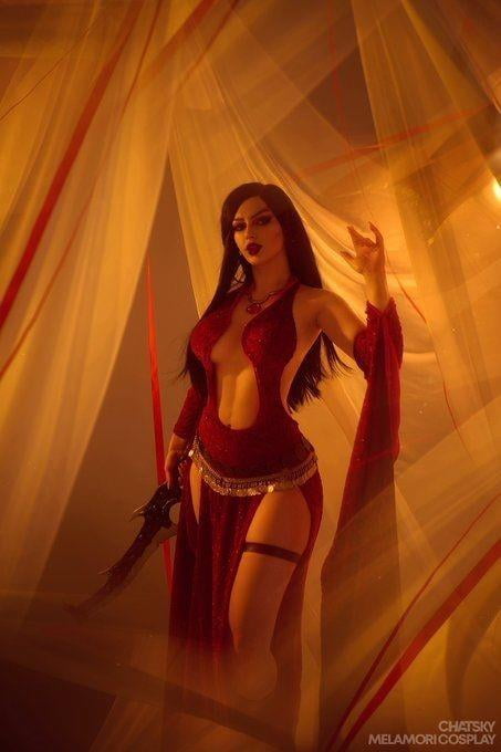 Lady Melamori,Coser作品中的性感与魅力