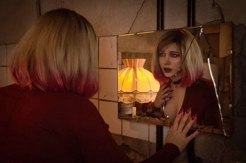 欧美御姐Ulichan隐形女Cos美图五,完美紧身衣与身材