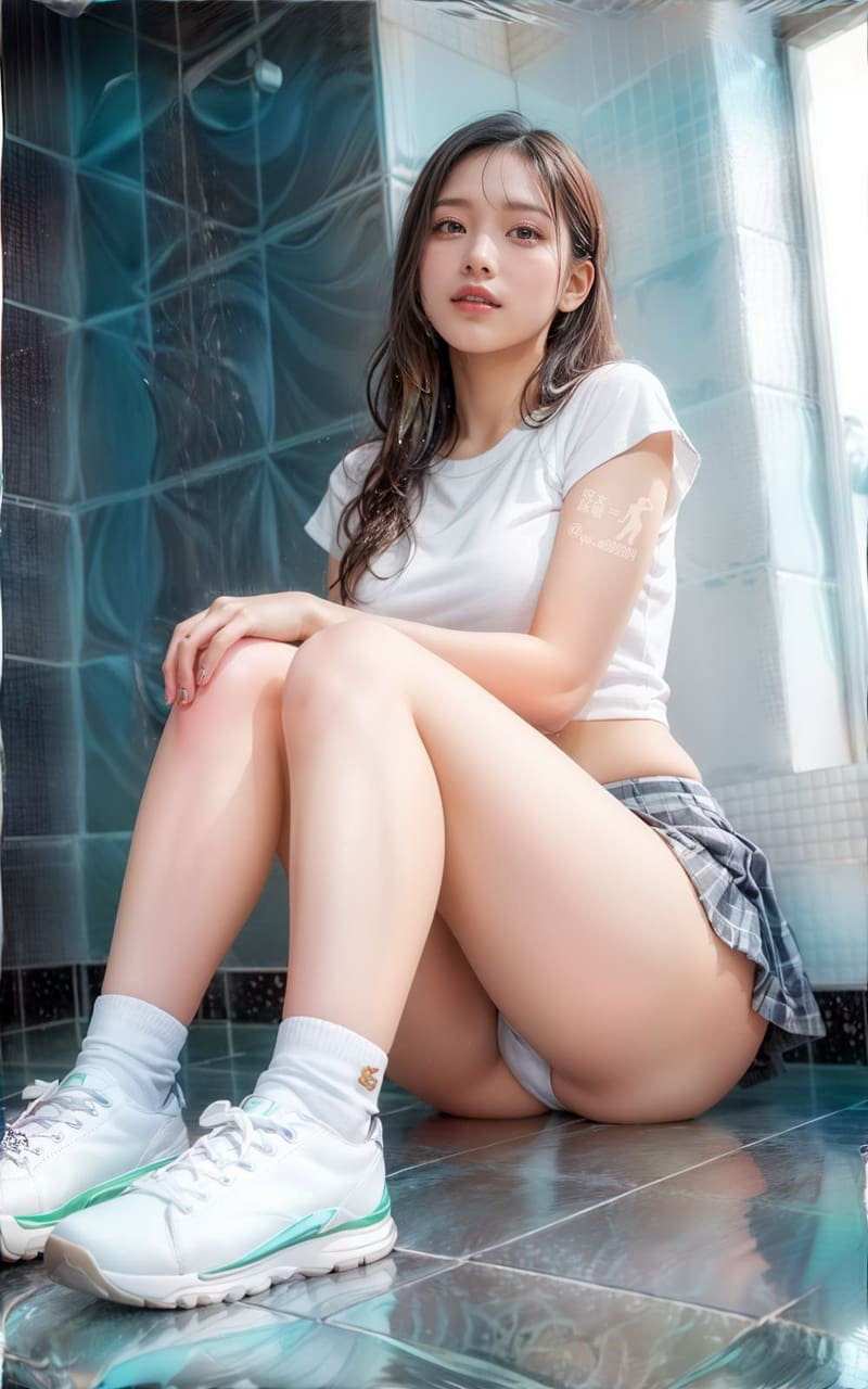 教室窗边的少女，若有所思