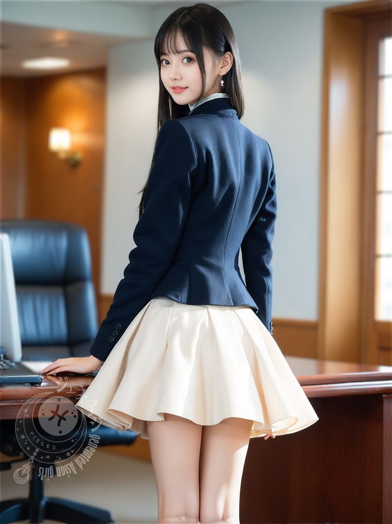 午后阳光下的校园少女，安静唯美