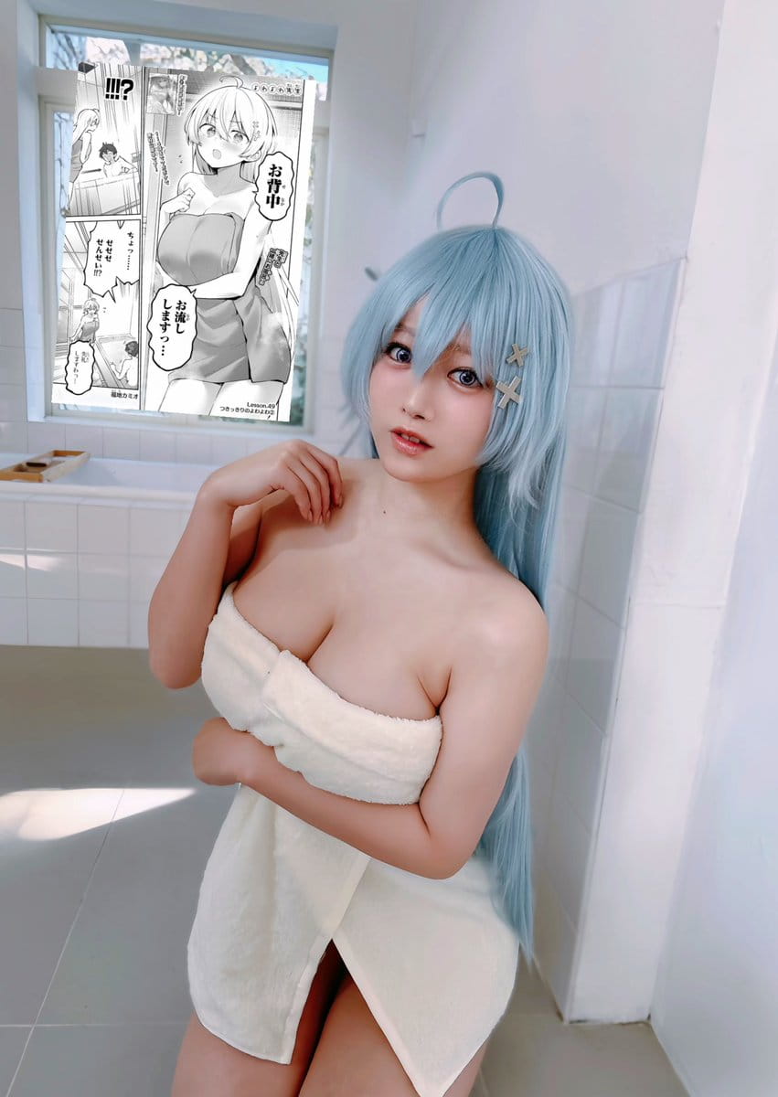 东云海浴巾造型，尽显迷人身姿