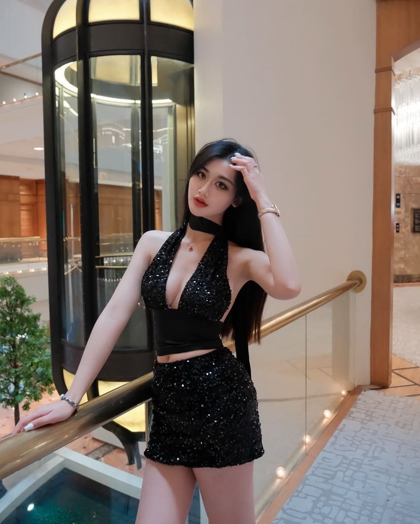 清新自然美貌与优雅姿态的@Sissi_gyx。