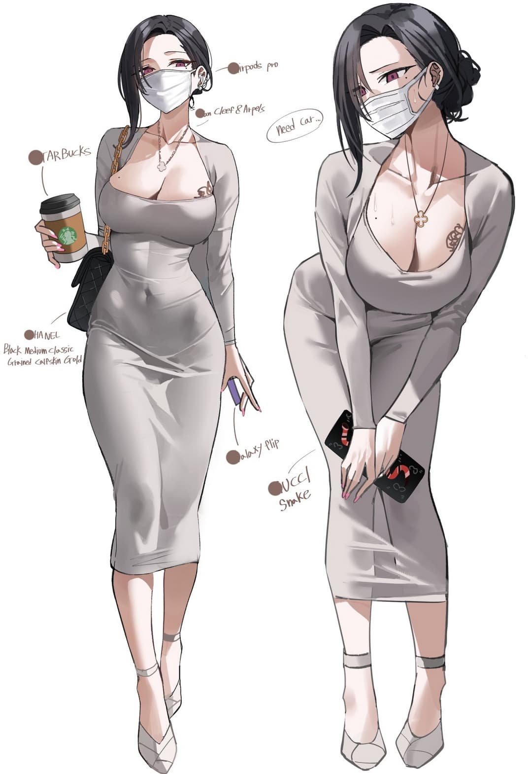 华子狐造型二次元精致还原度高