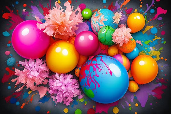 梦见五颜六色的梦境象征幸福与好运