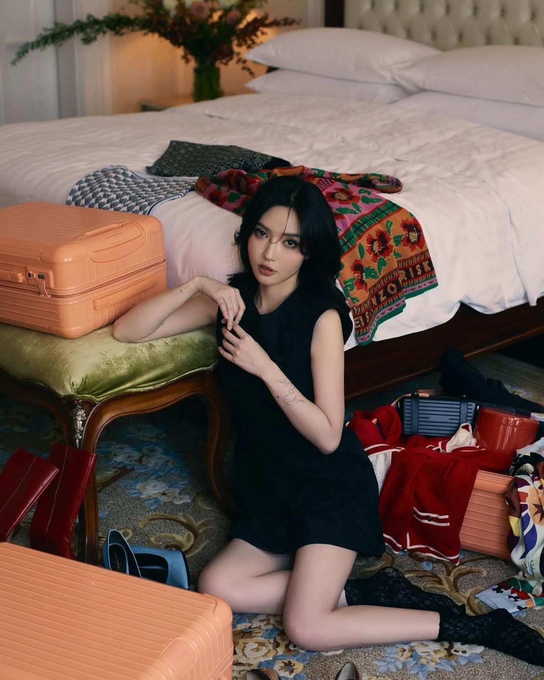 Bich Phuong金色秀发,五官精致,魅力十足