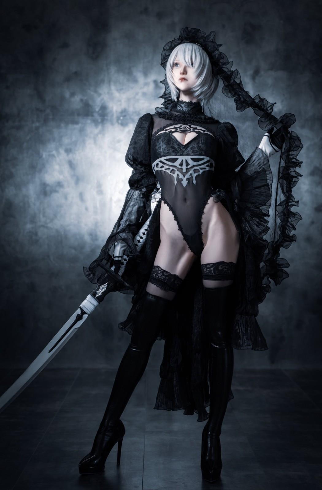 日本Coser赤木クロ细节完美的美图