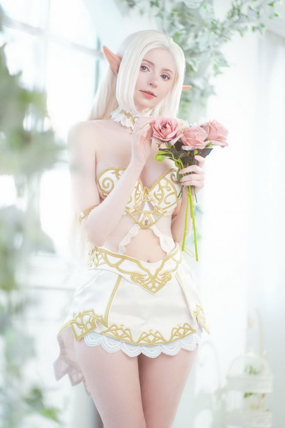 阿什莉体模精灵cos正面全身照
