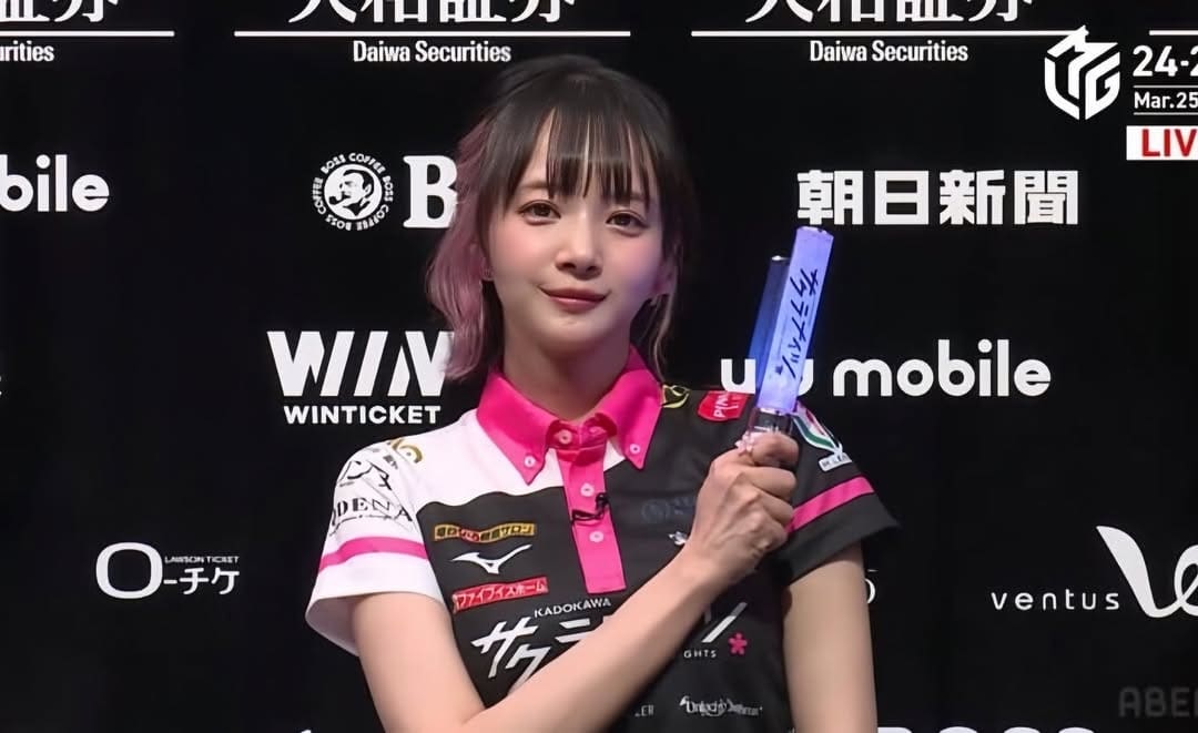 冈田纱佳获胜现场