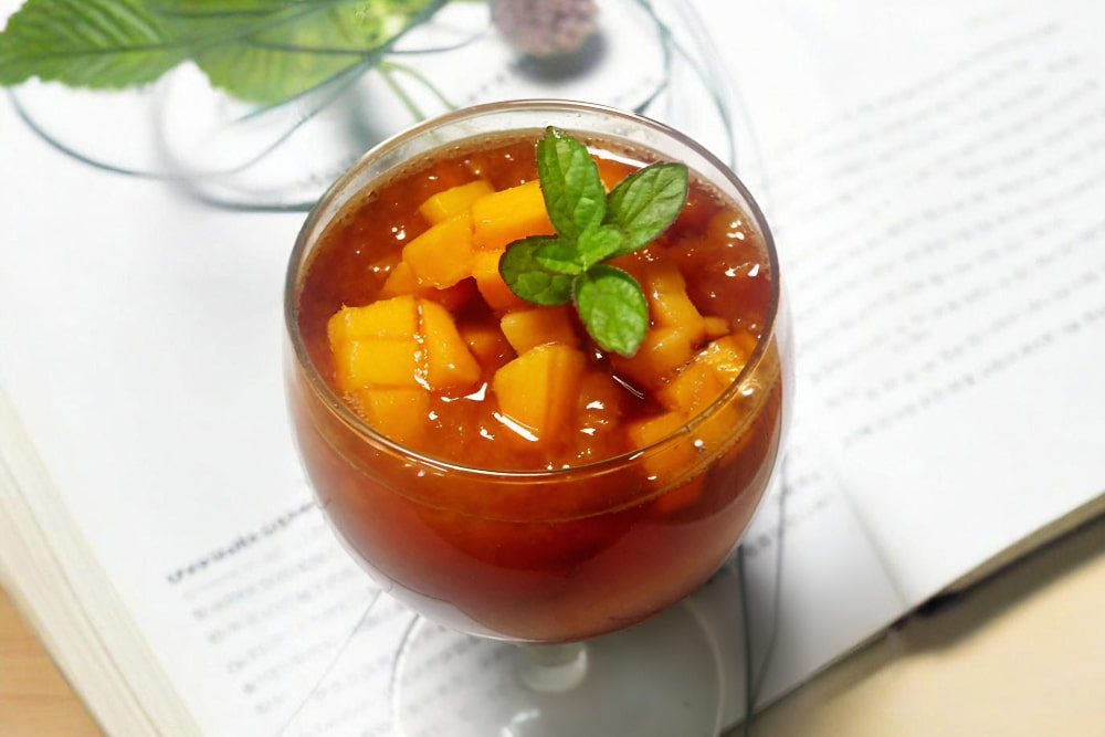 红酒木瓜汤示意图