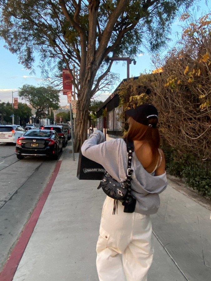 街边背影性感迷人