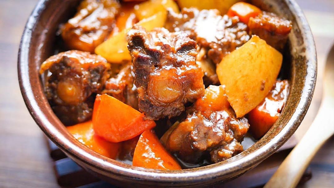 红烧牛尾成品图