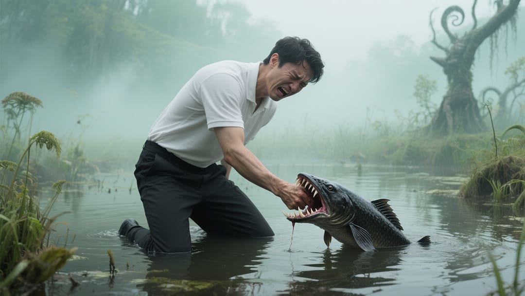 梦见被鱼咬代表内心有烦恼或转机