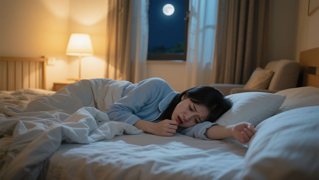 女性夜间咳嗽睡不着