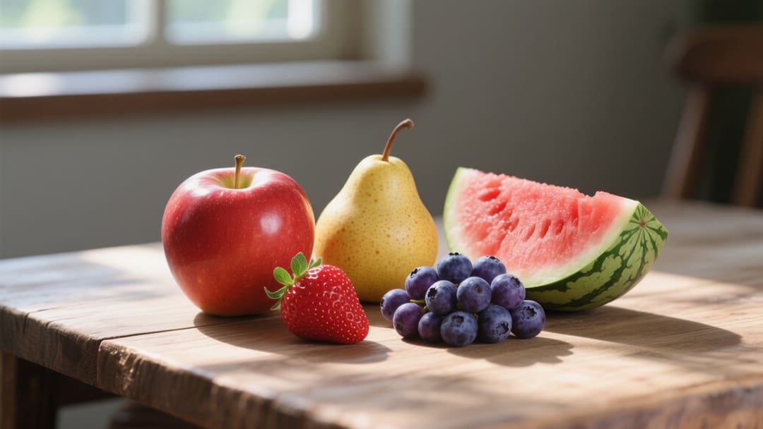 肾病综合征患者适宜水果拼图