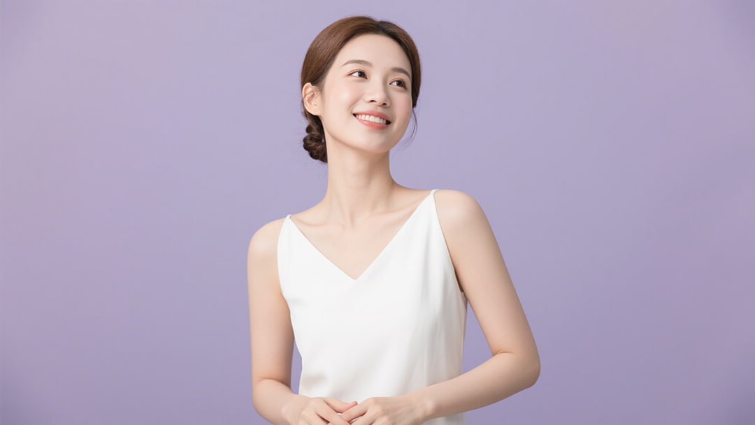 女性面部色斑对比护理效果