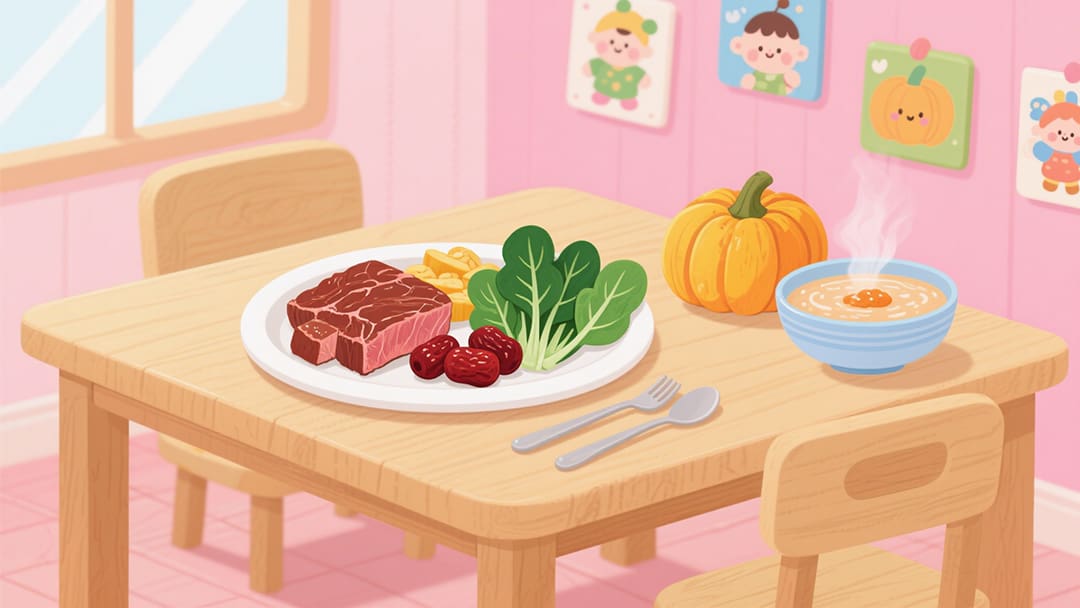 儿童饮食补铁食物有哪些