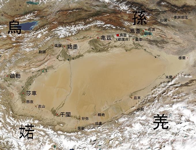 古代莎车国地理位置图