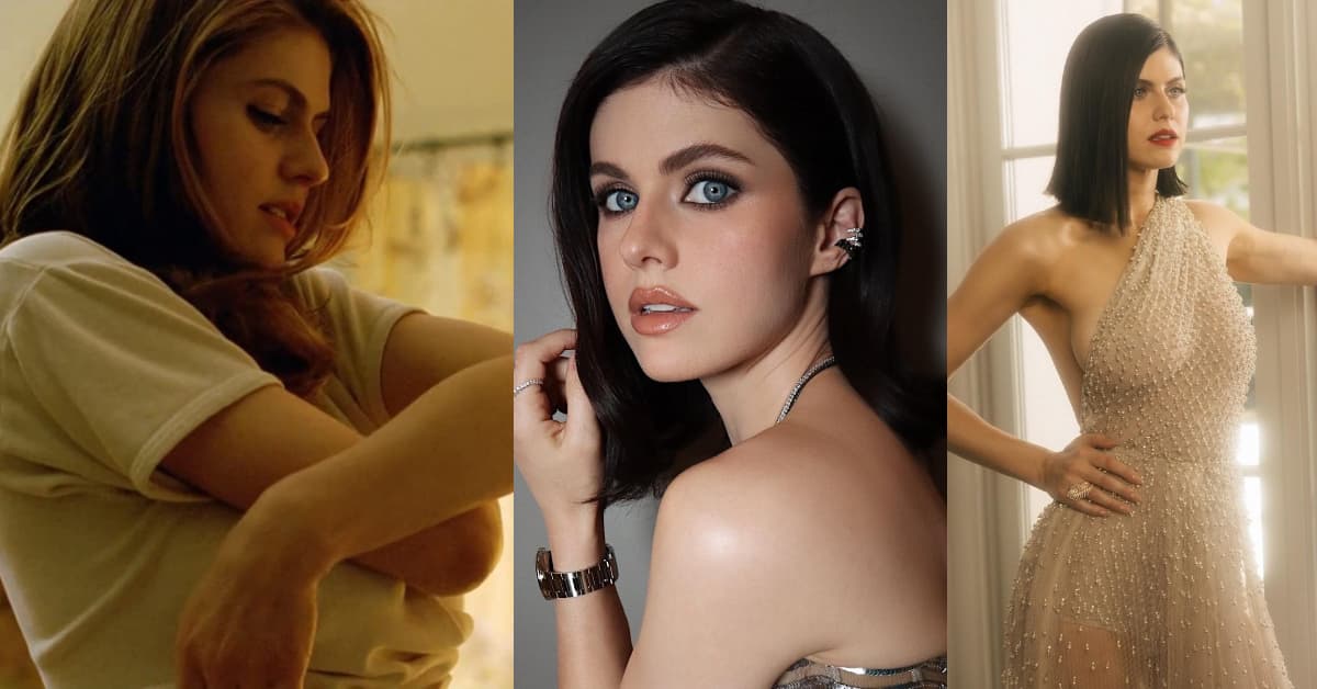 亚历珊卓·妲妲里奥透视性感礼服