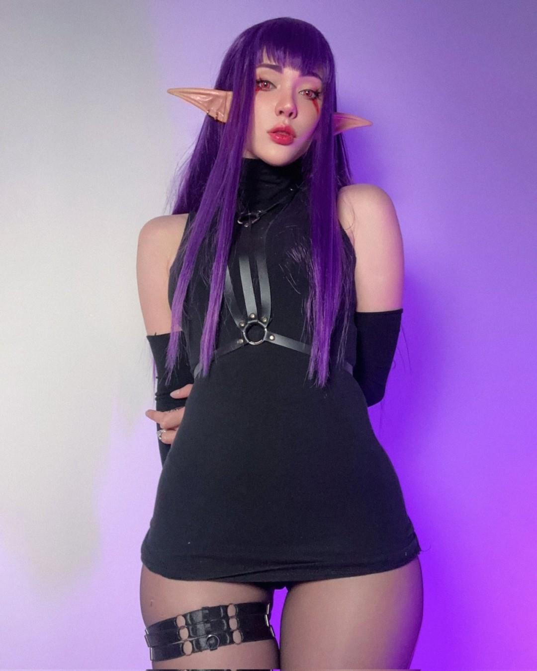 SaiWestwood的《黑夜君临》女爵Cos,超现实感的呈现