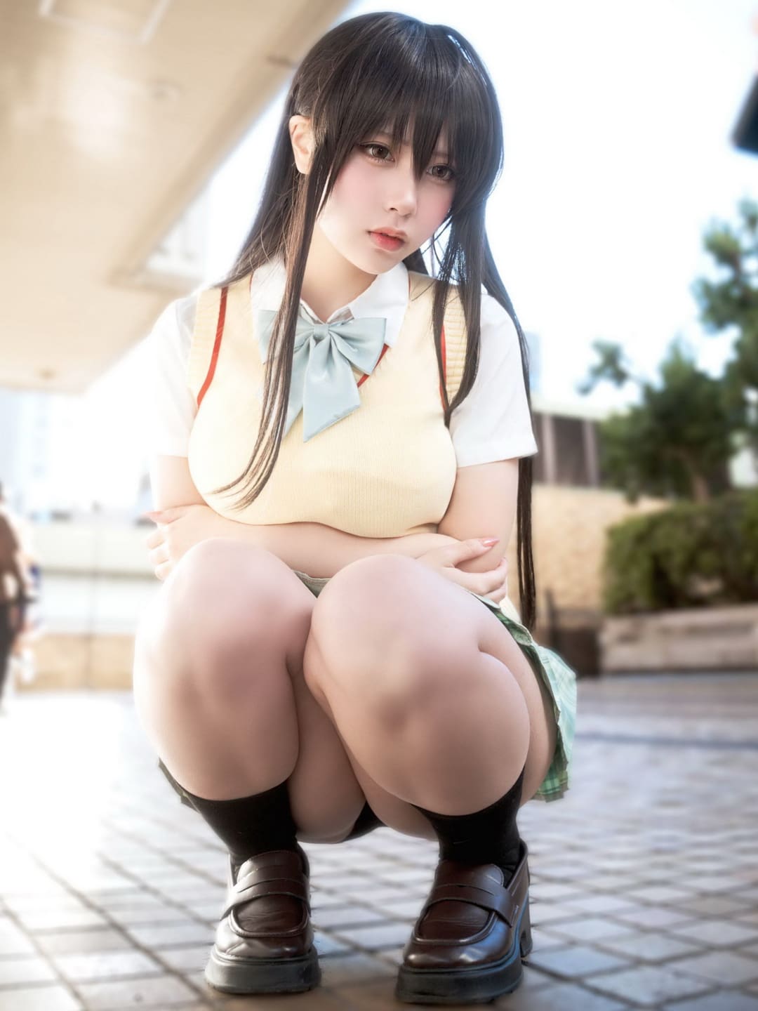 莱莎腿部特写光线处理