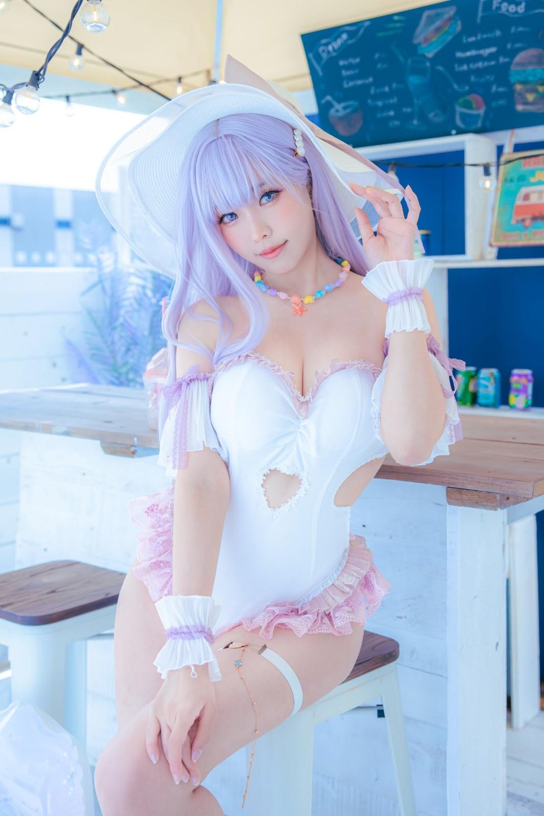 Ely_eee夏日遮阳伞街拍风格写真