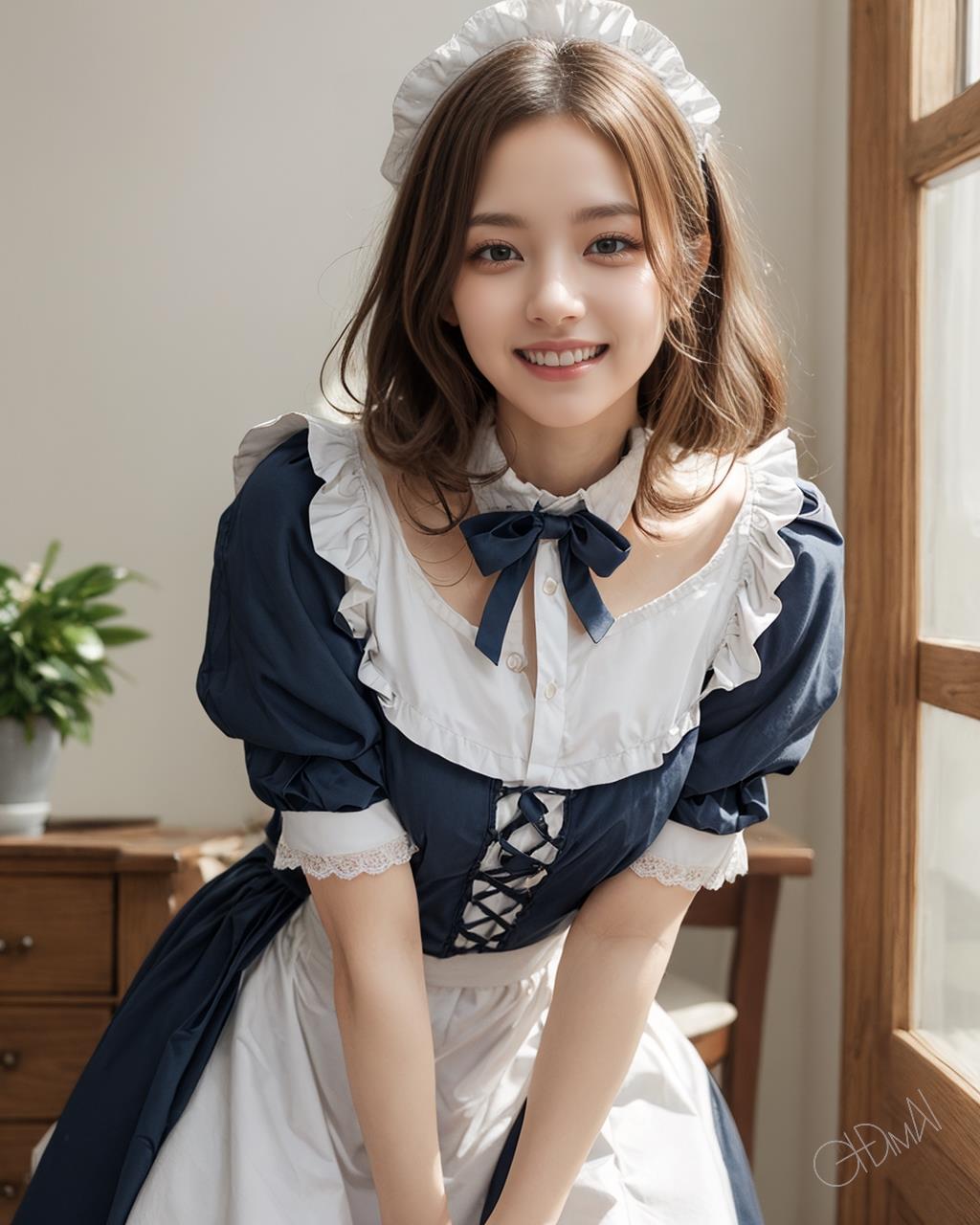 对镜自拍甜美姿态自然