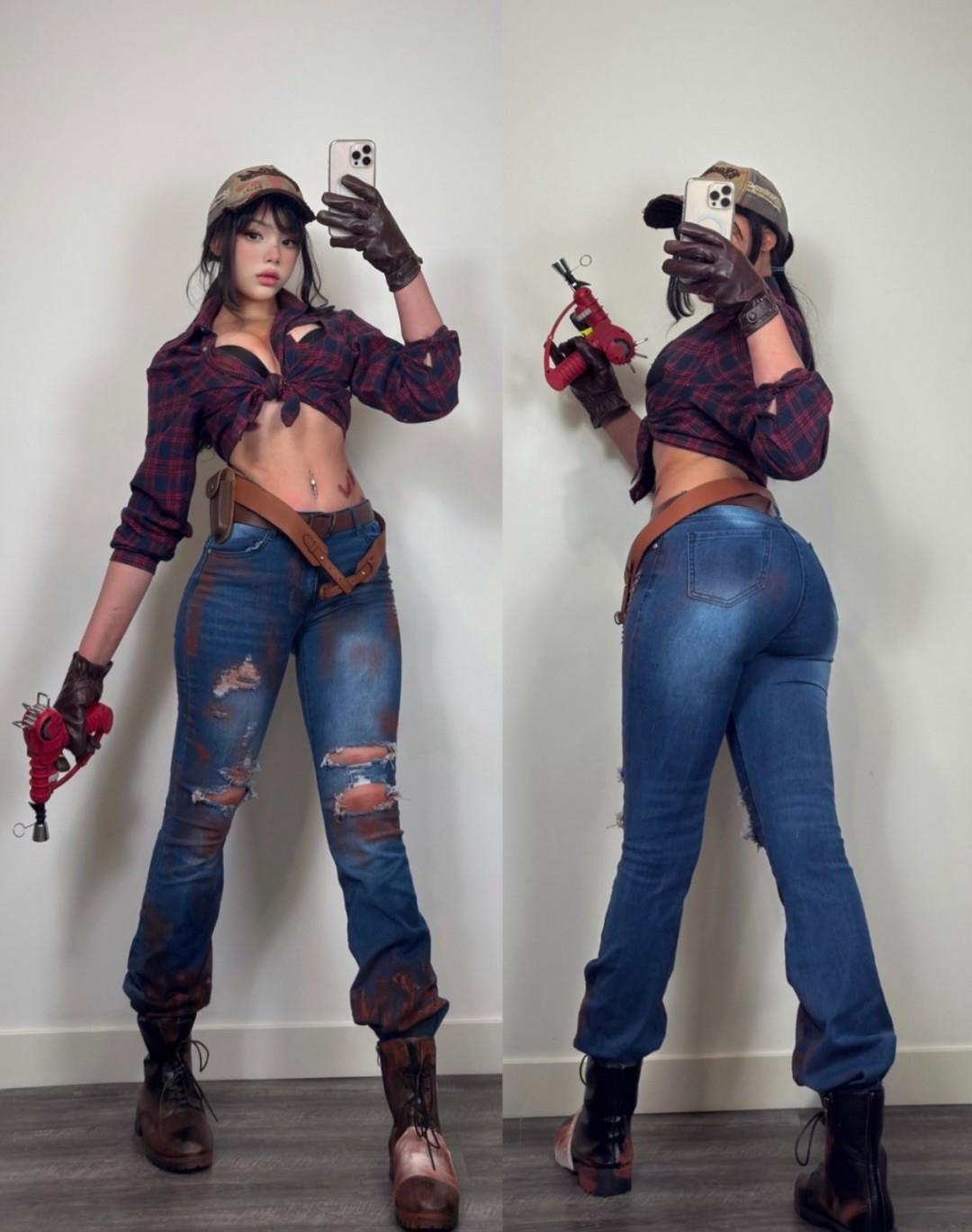 hanacutie演绎游戏角色侧颜