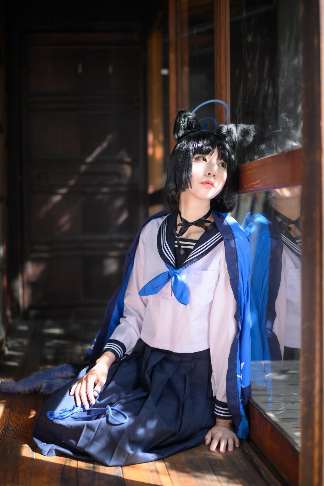 碧蓝档案兔女郎明日奈COS