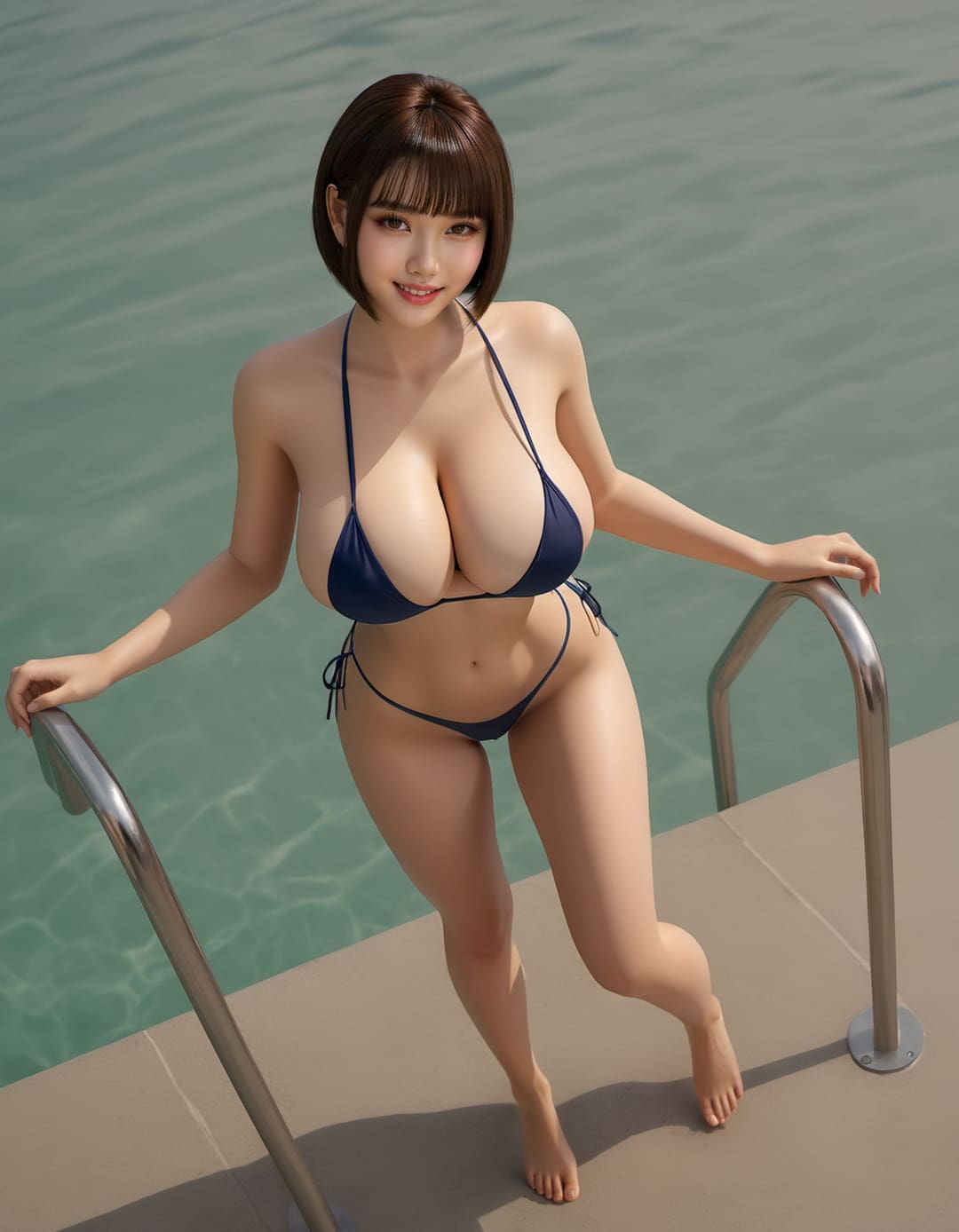 AI生成女性足部优雅正侧图