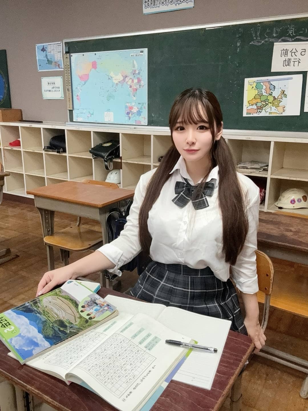 Haruni展清纯校园风情