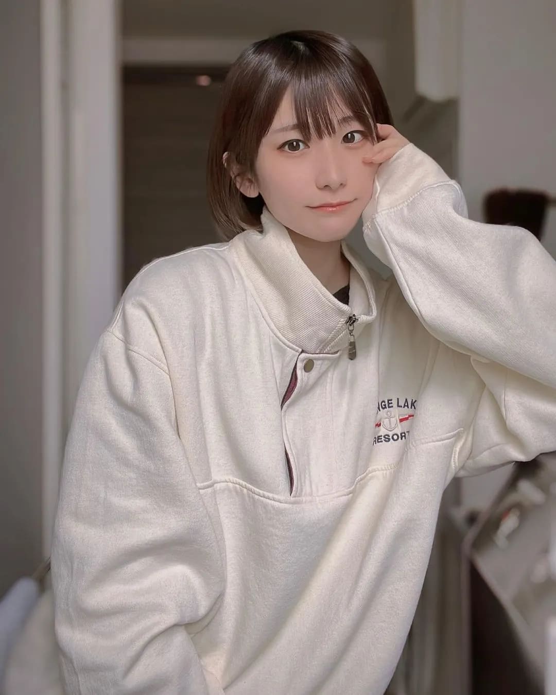 日本美女来栖うさこ迷人微笑