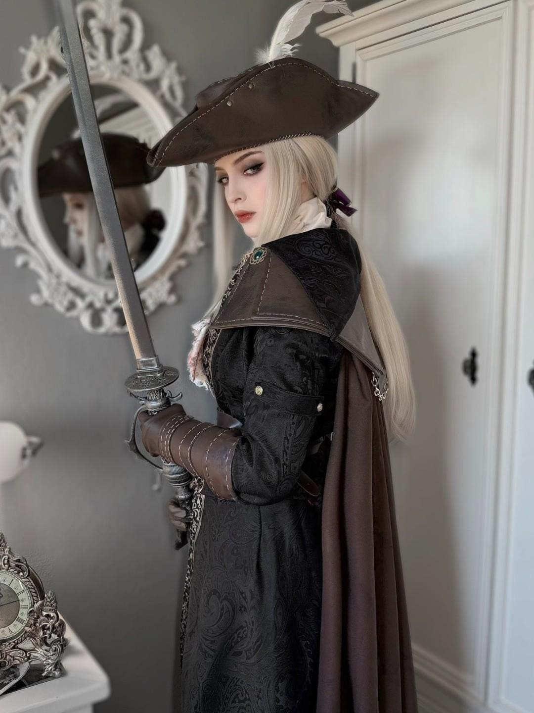 玛莉卡Cos华丽头饰质感逼真