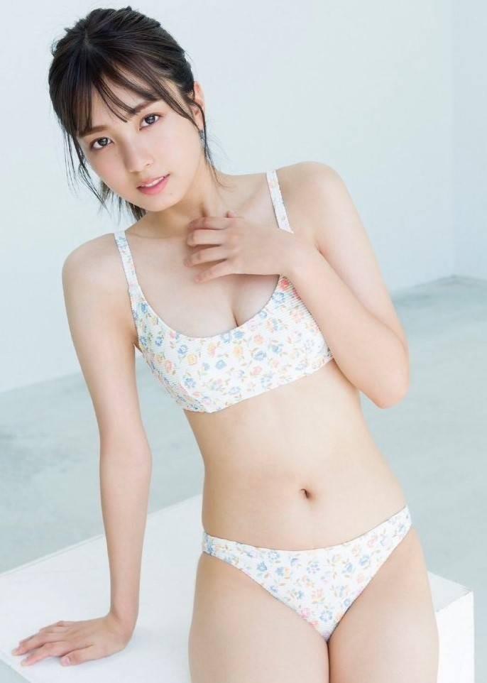 堀口真帆甜美笑容清新动人