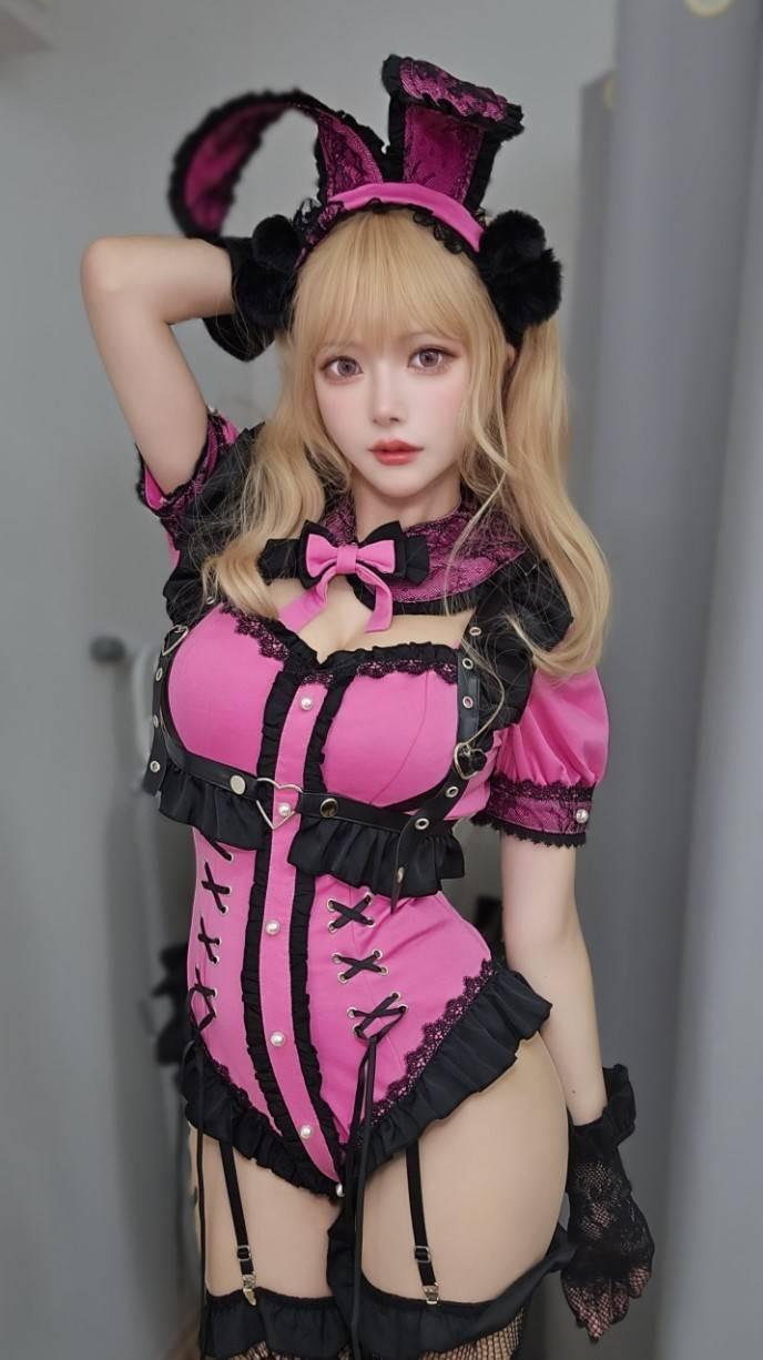 日本兔女郎cosplay 性感黑丝造型