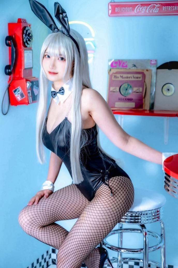 兔女郎cosplay美图 黑丝视觉冲击