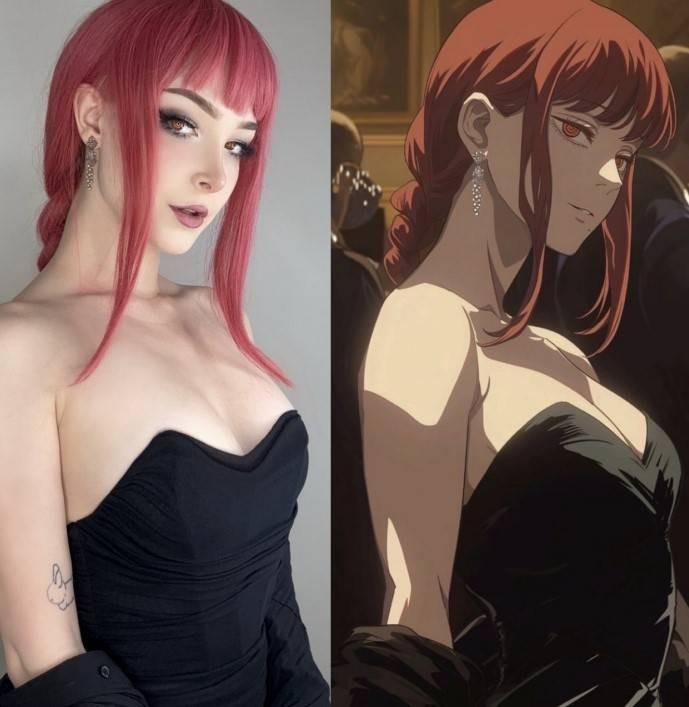 金耀光黑裙侧身造型